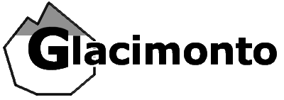 This is the Glacimonto logo. Clicking on th elogo brings you back to the home page.